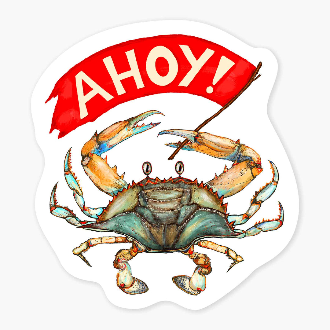 Ahoy - 3" Art Sticker