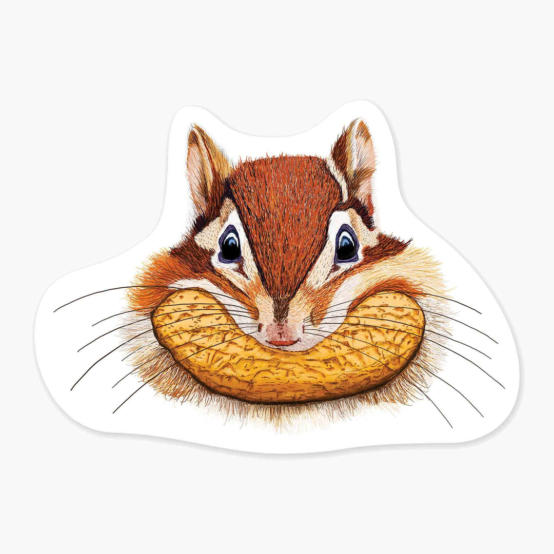 Chipmunk - 3" Art Sticker
