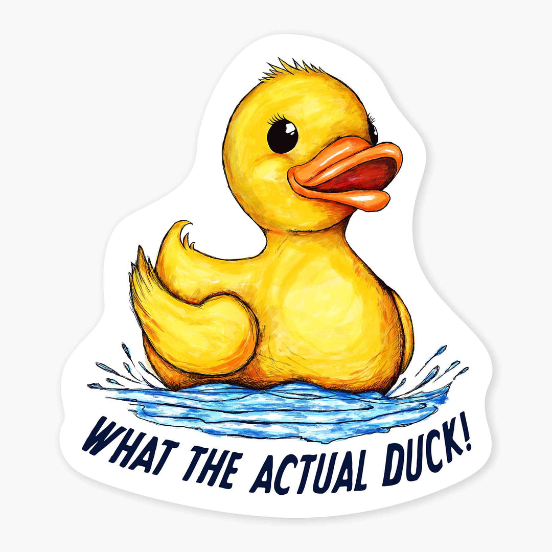 Duck - 3" Art Sticker