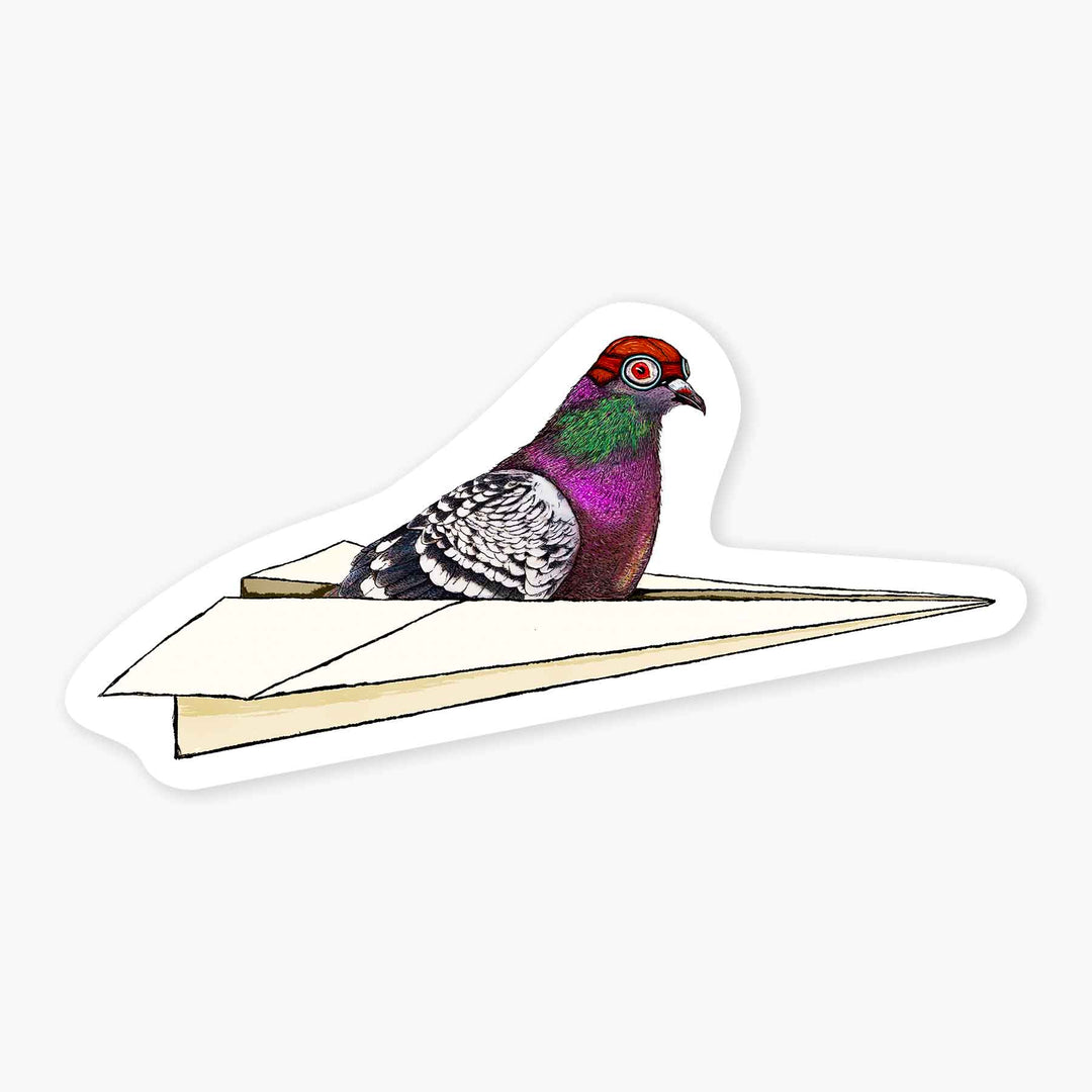 Pigeon - 3" Art Sticker