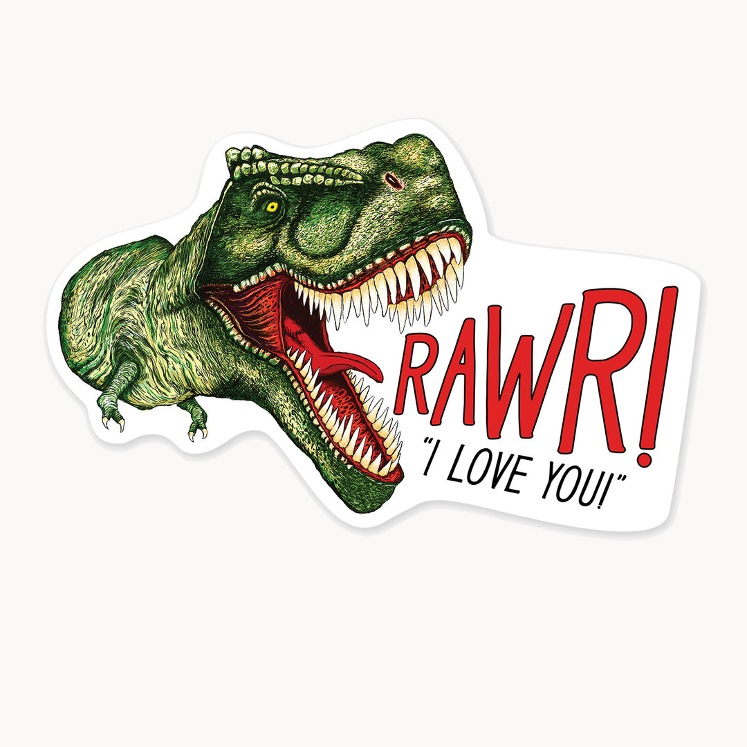 RAWR - 3" Art Sticker