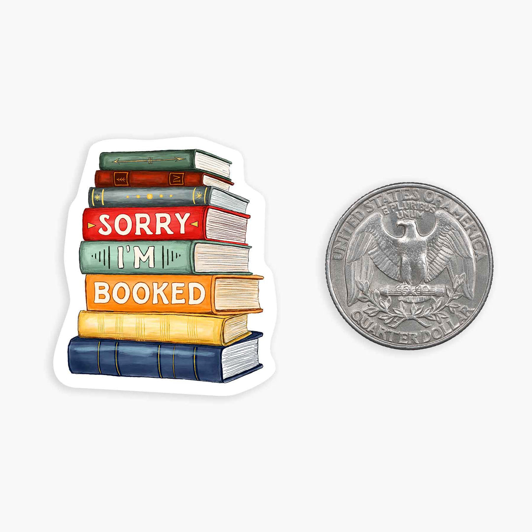 Booked - Mini Sticker