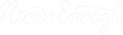 Nice Enough Stickers logo