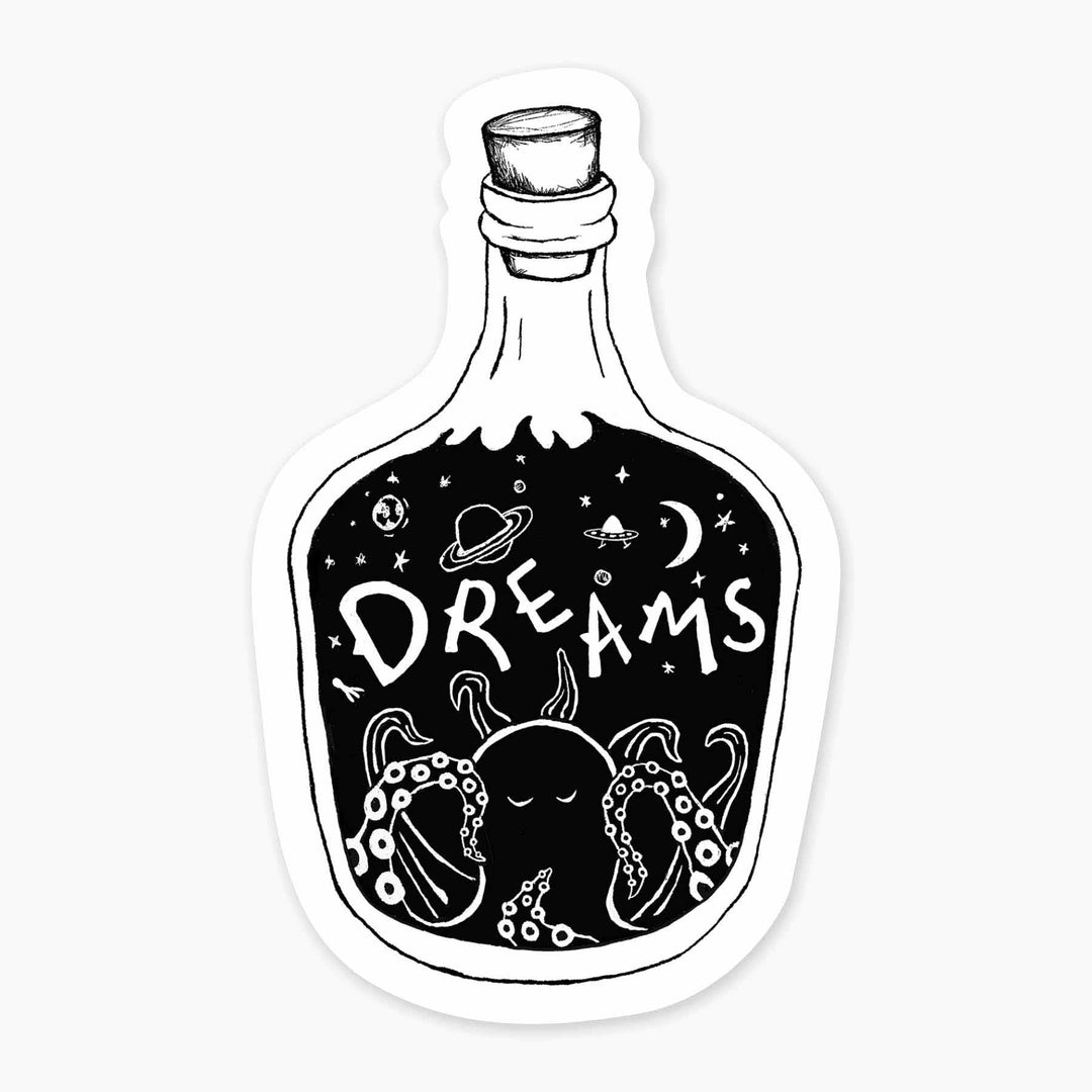 Bottle Dreams - 3" Art Sticker