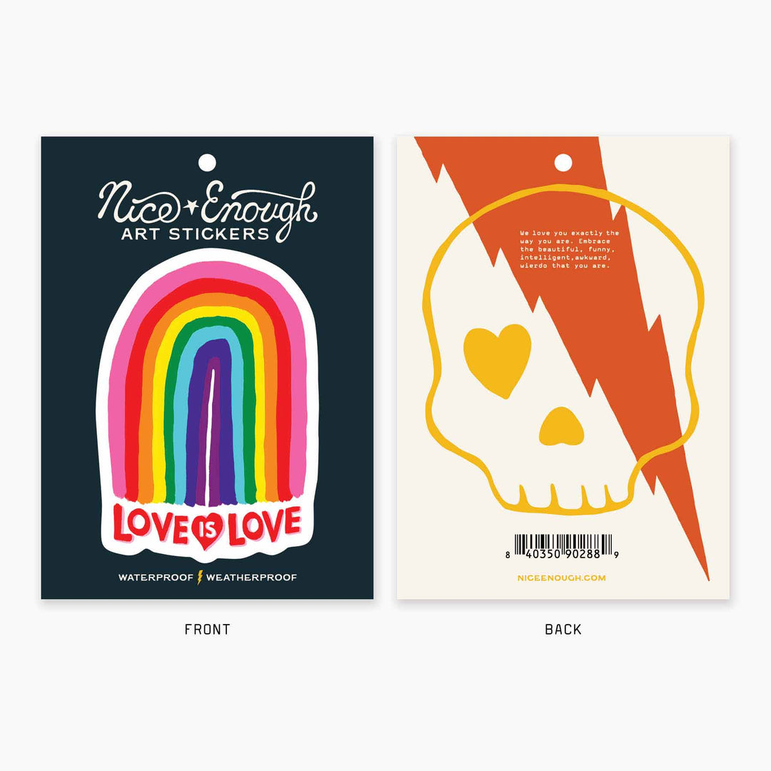 Love is Love - 5" Waterproof Stickers