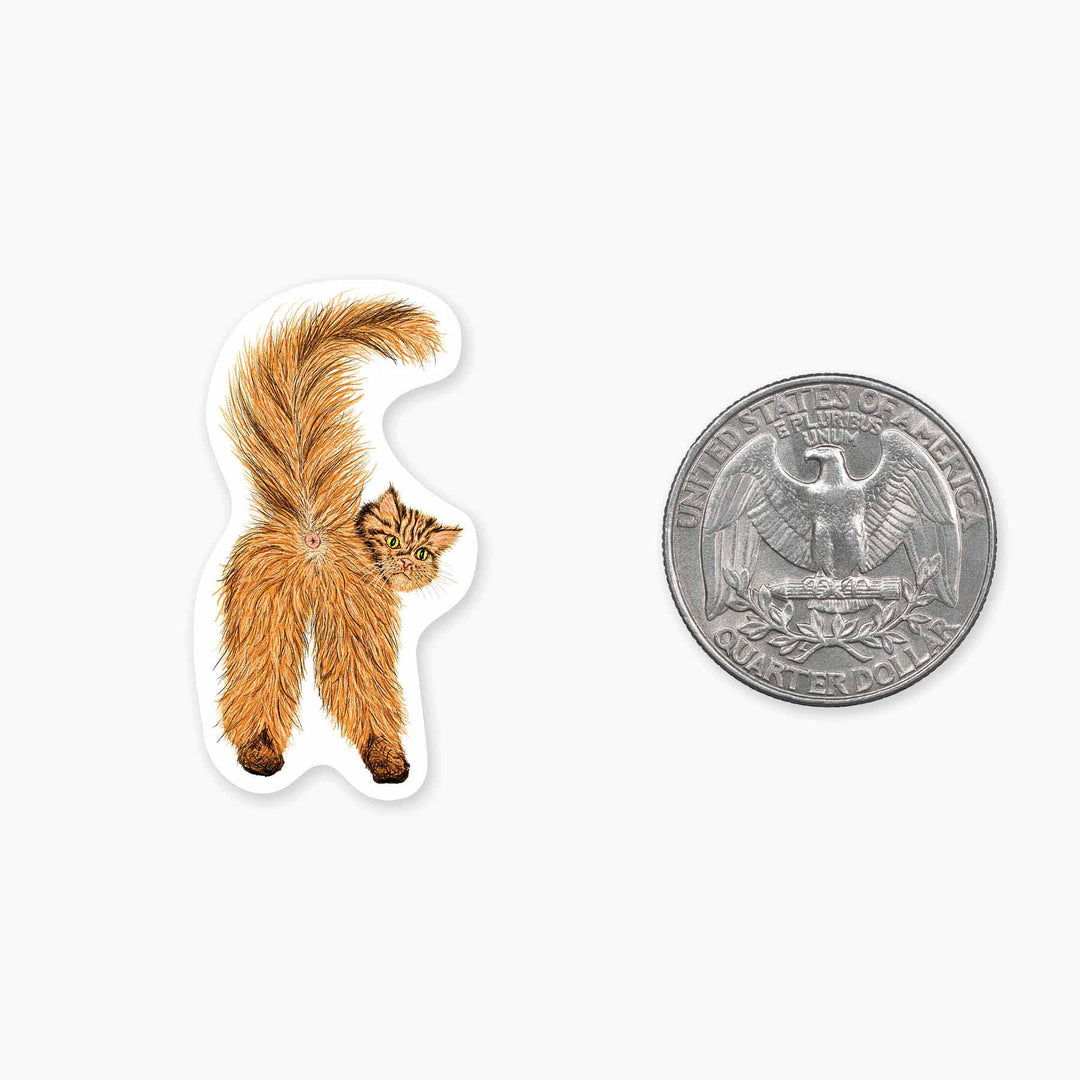 Cat Butt - Mini Sticker