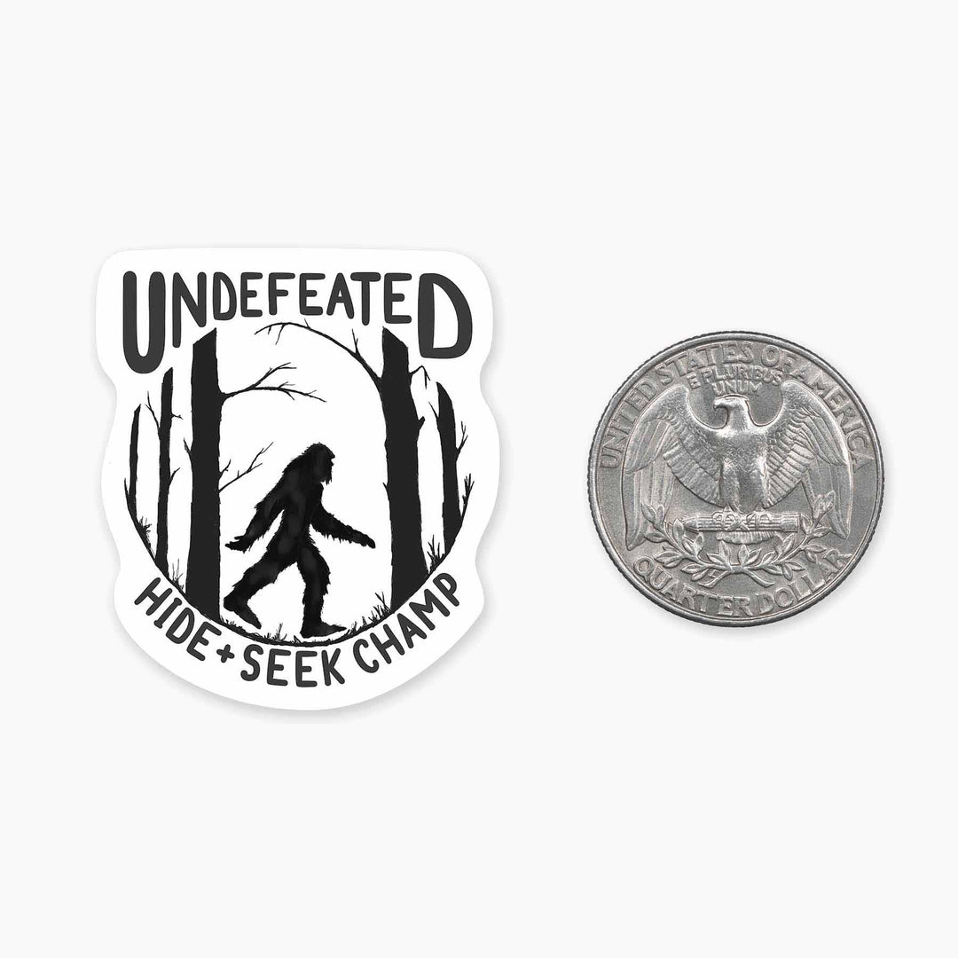 Undefeated - Mini Sticker