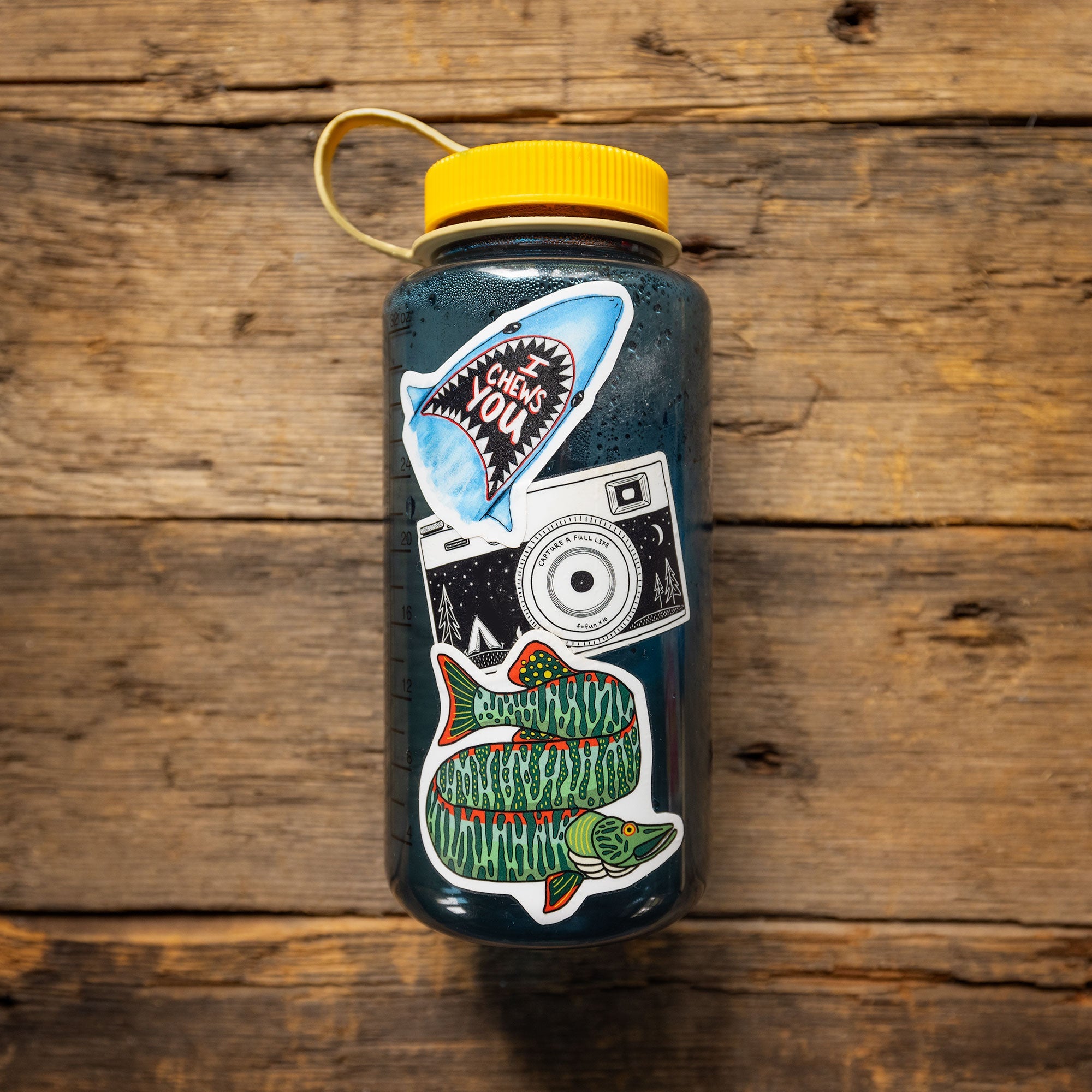 Premium Vinyl Water Bottle Stickers - Waterproof and Dishwasher Safe ...