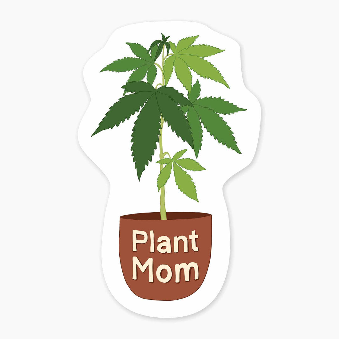 Plant Mom - 3" Art Sticker