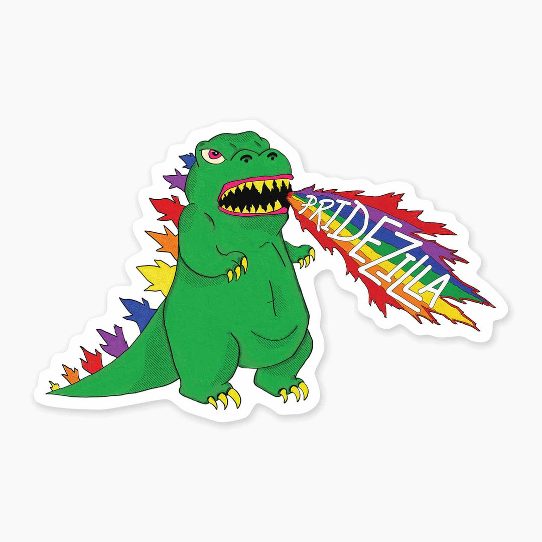 Pridezilla - 3" Art Sticker