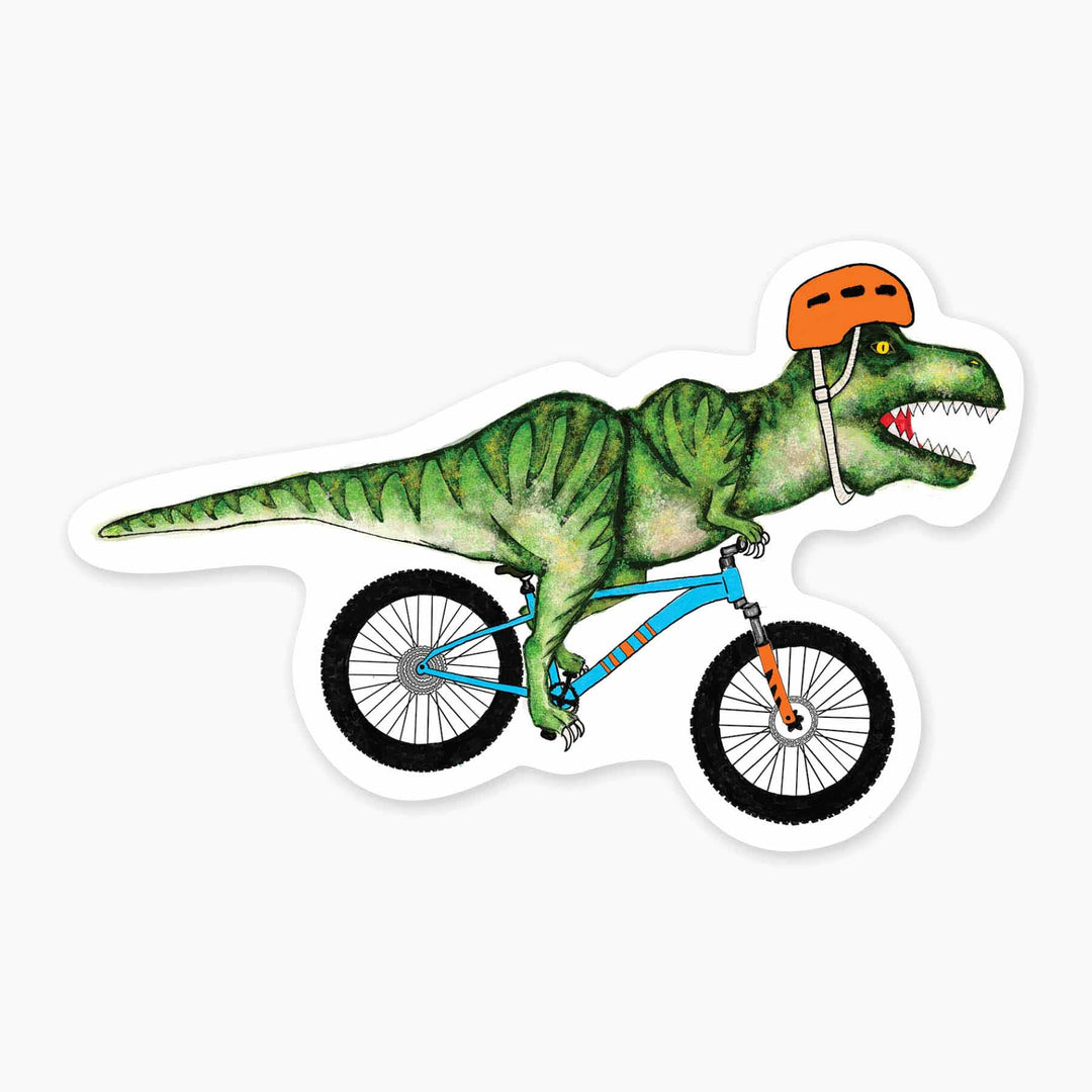 Rex Bike - 3" Art Sticker