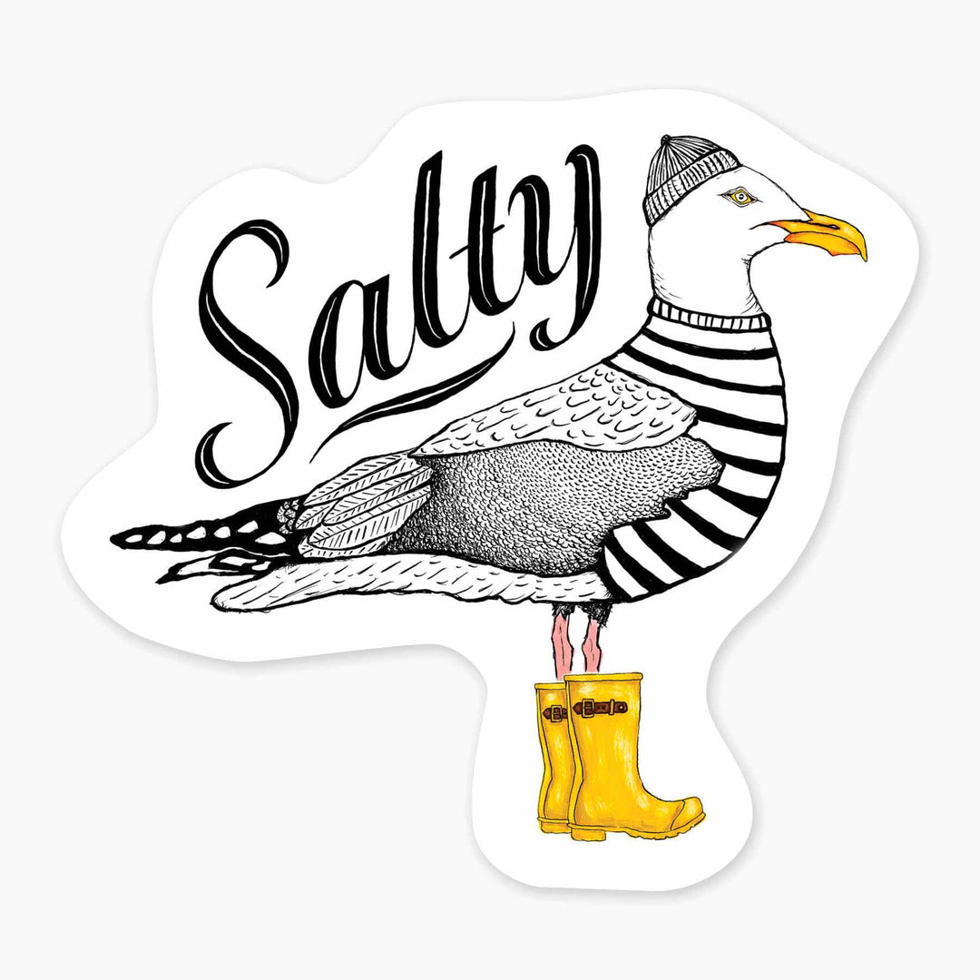 Salty - 3" Art Sticker