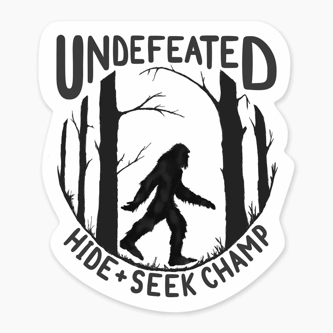Undefeated - 3" Art Sticker