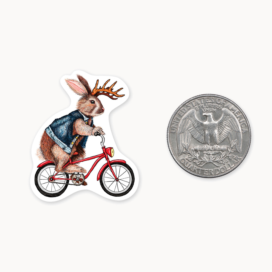 Bike a Lope - Mini Sticker