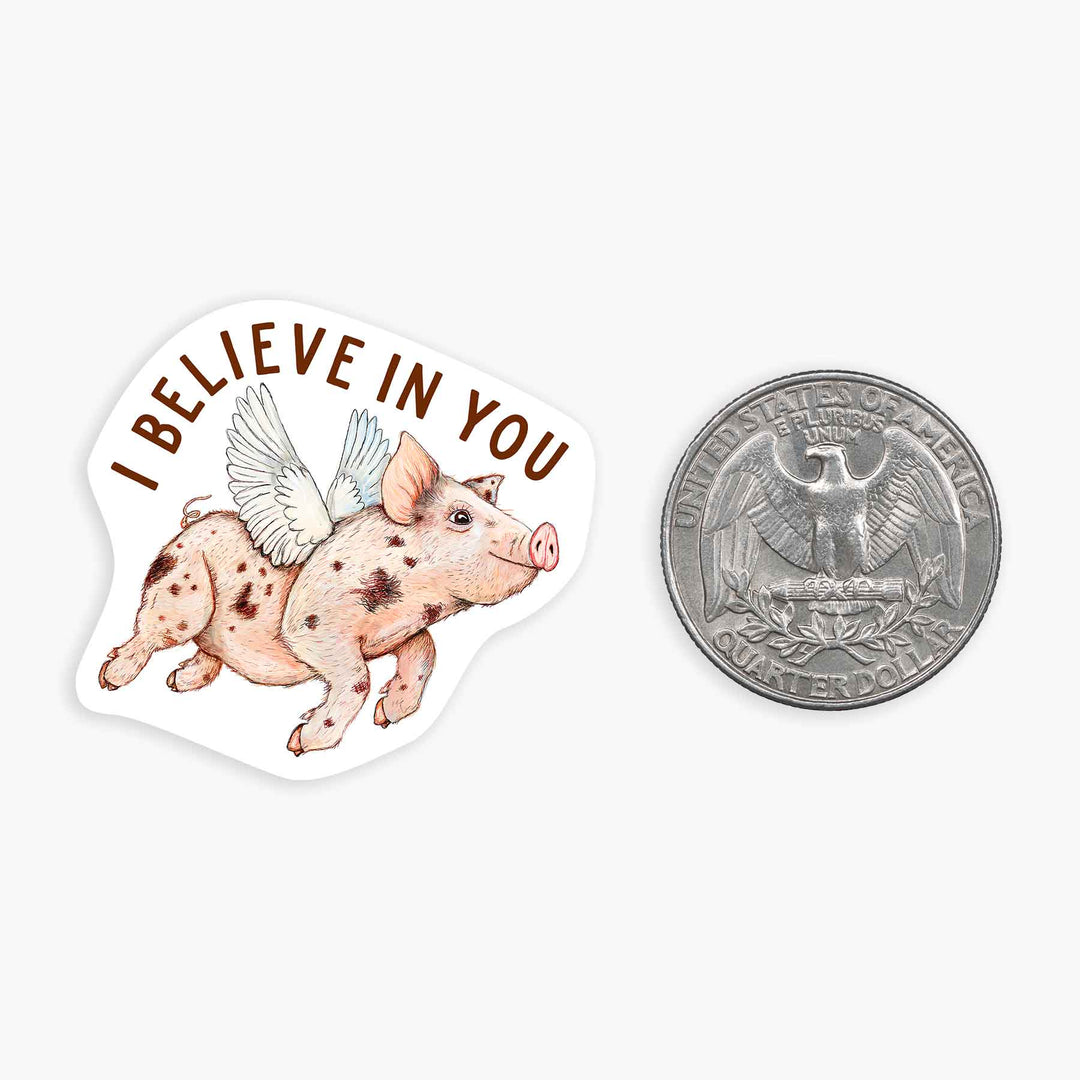 Pigs Fly - Mini Sticker