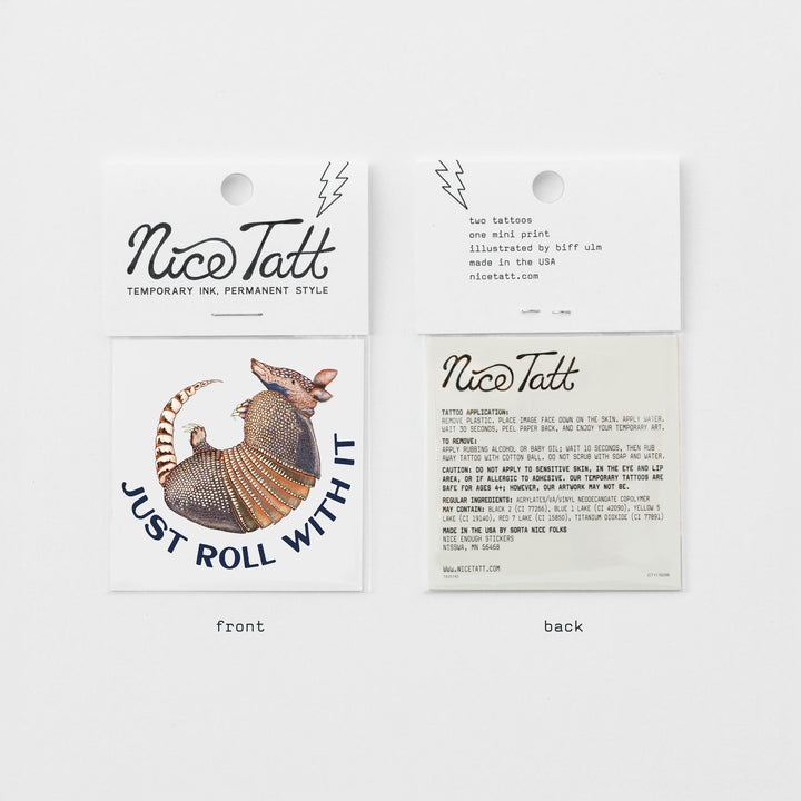 Just Roll with It - Temporary Tattoo