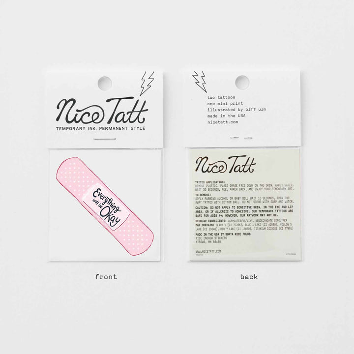 Bandaid - Temporary Tattoo