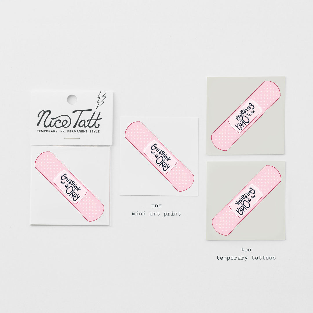 Bandaid - Temporary Tattoo