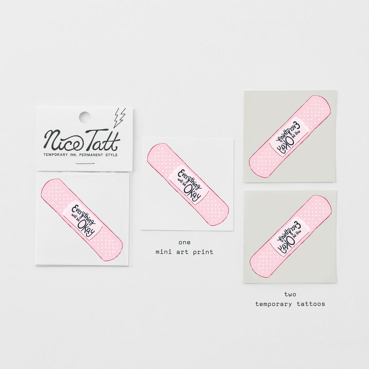 Bandaid - Temporary Tattoo