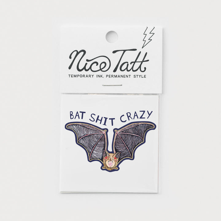 Bat Shit - Temporary Tattoo
