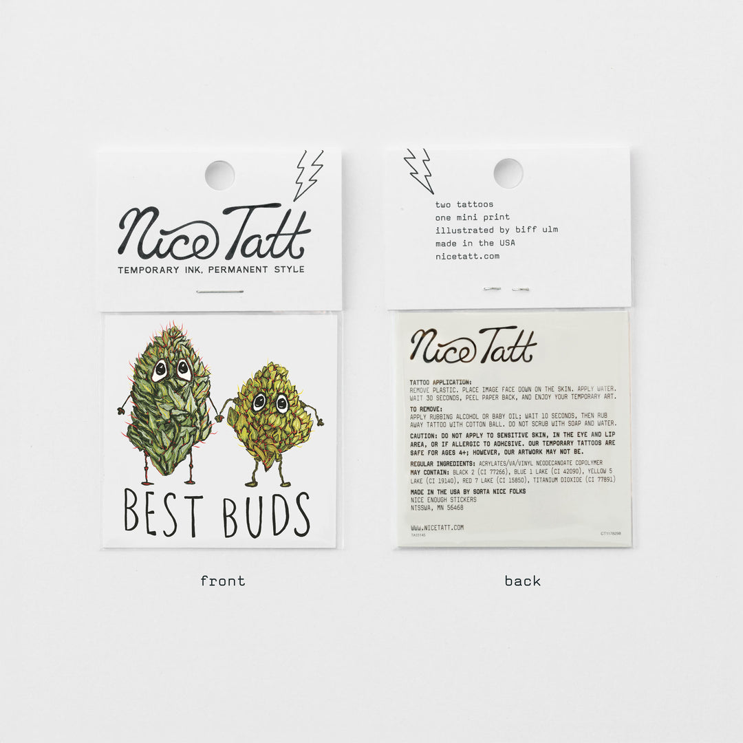 Best Buds - Temporary Tattoo