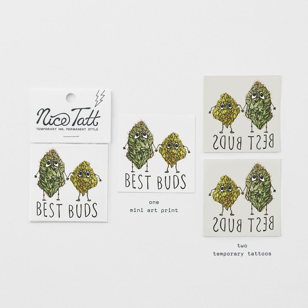 Best Buds - Temporary Tattoo