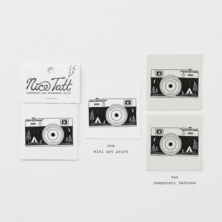 Camera - Temporary Tattoo