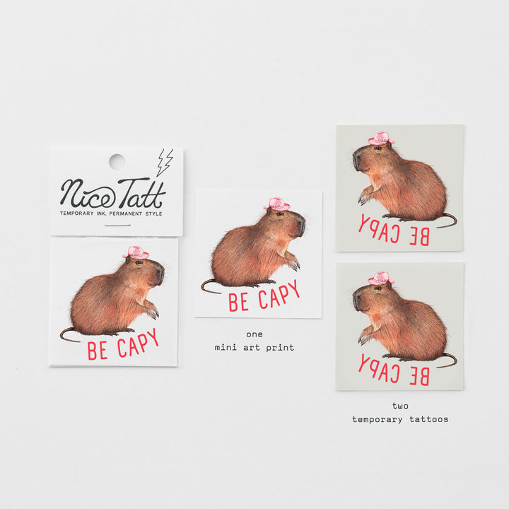 Capy - Temporary Tattoo