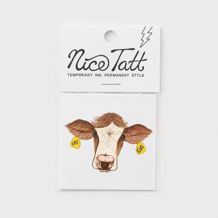 Hay Girl - Temporary Tattoo