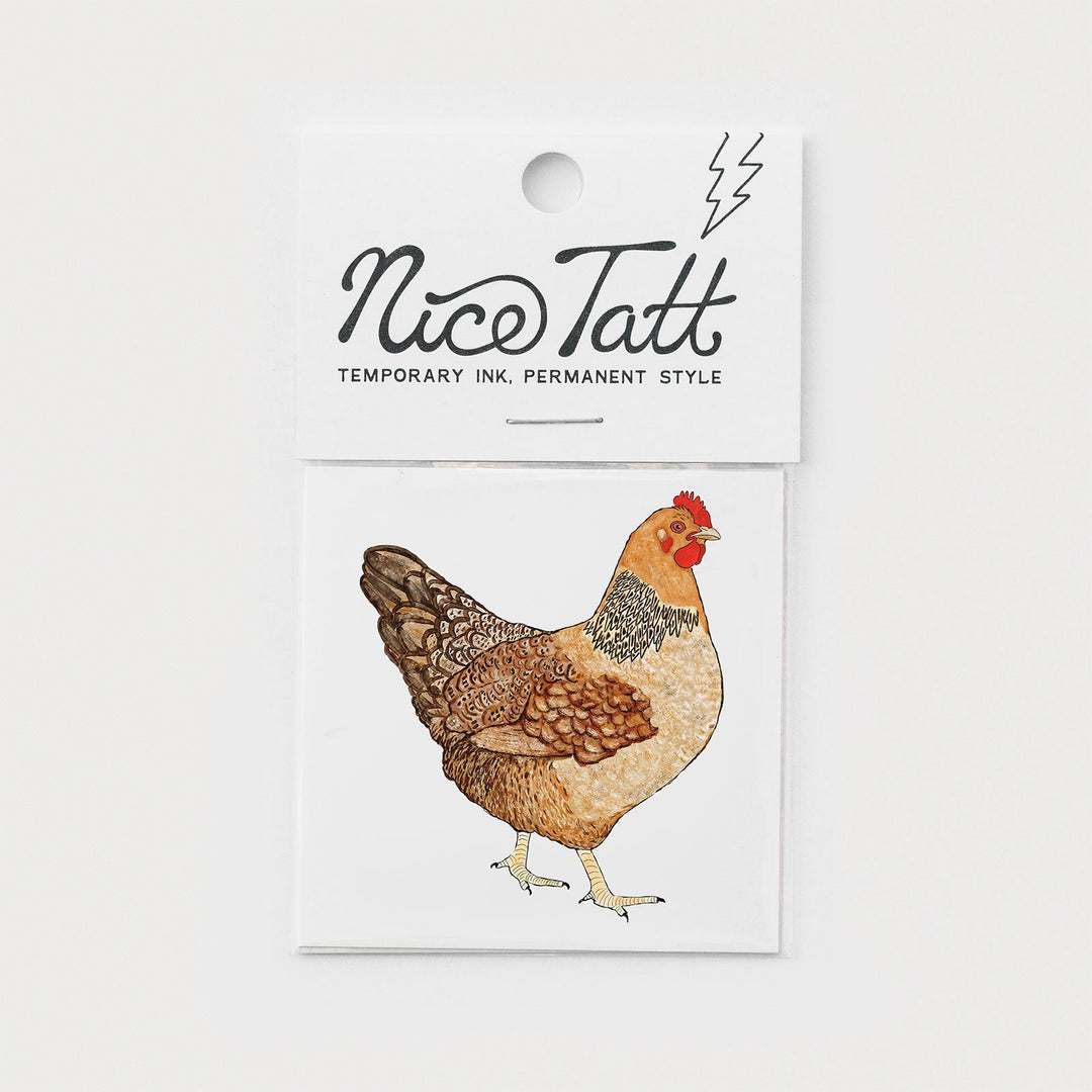 Hen - Temporary Tattoo