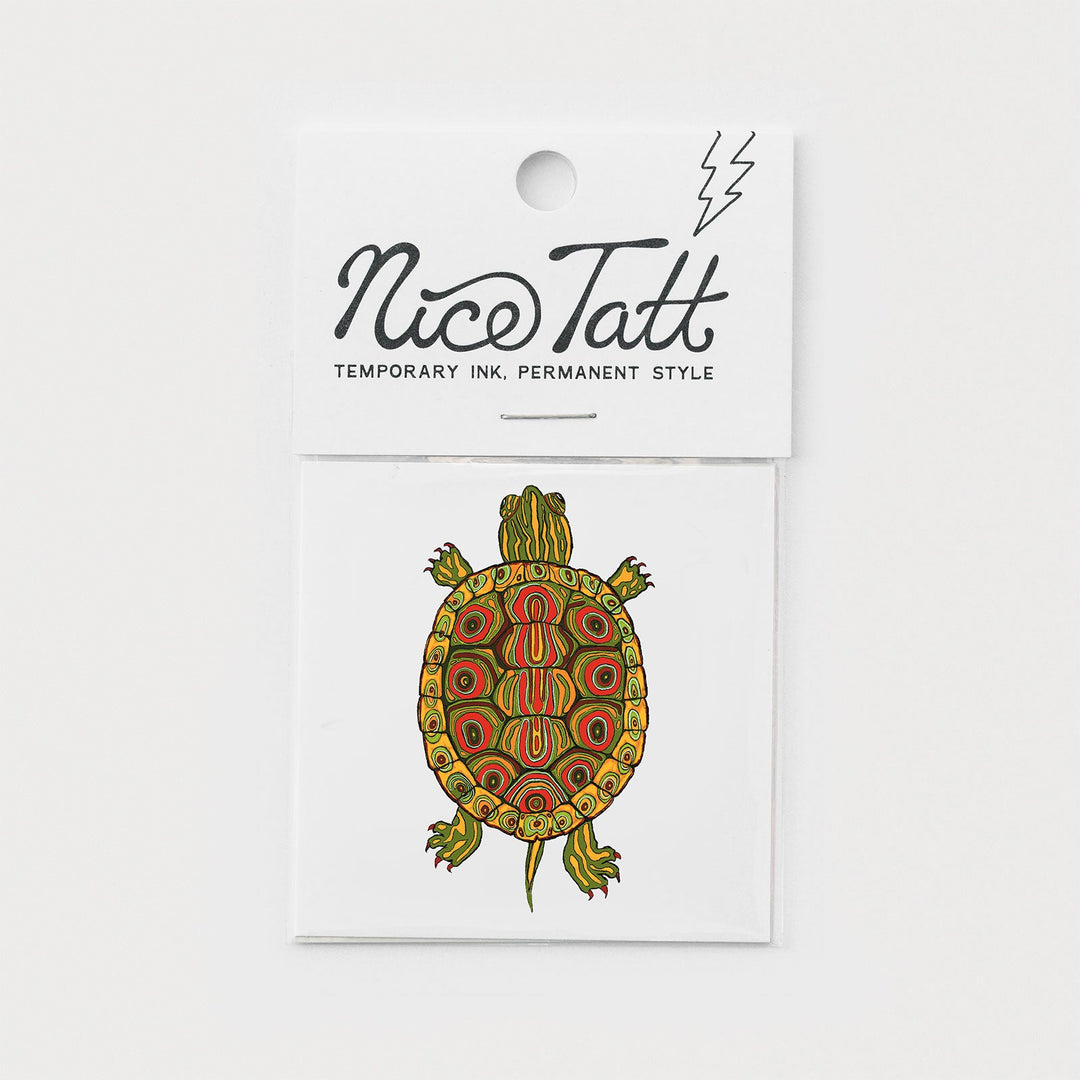 Painted Turtle - Temporary Tattoo