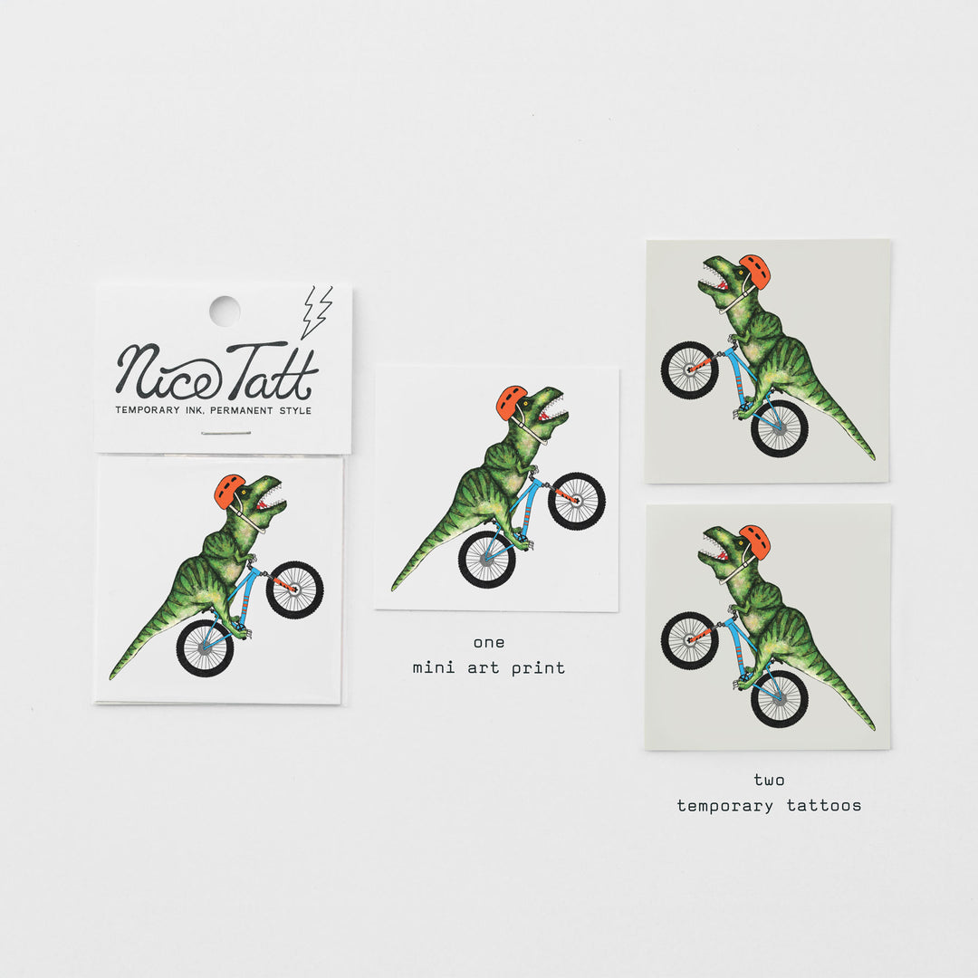 Rex Bike - Temporary Tattoo