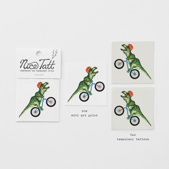 Rex Bike - Temporary Tattoo