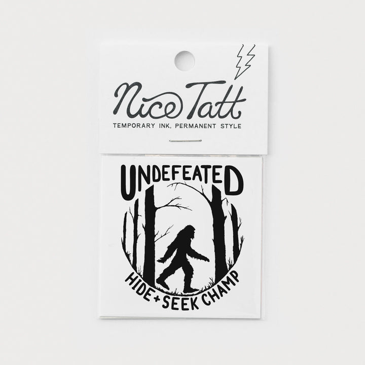 Undefeated - Temporary Tattoo