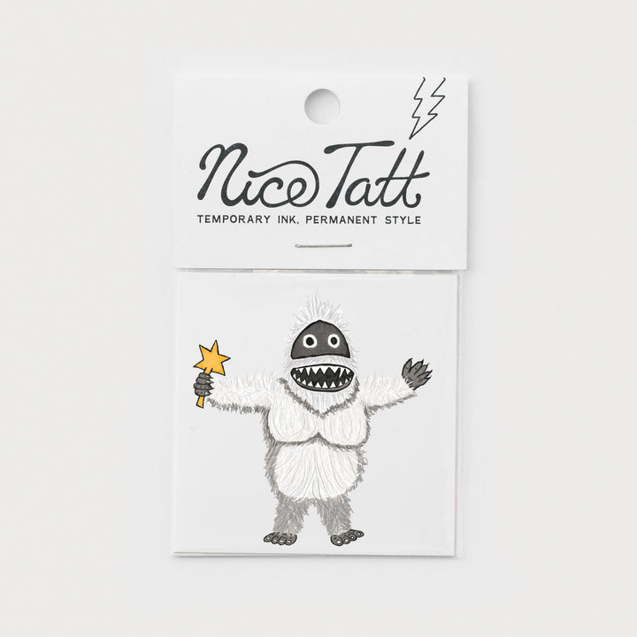 Yeti - Temporary Tattoo