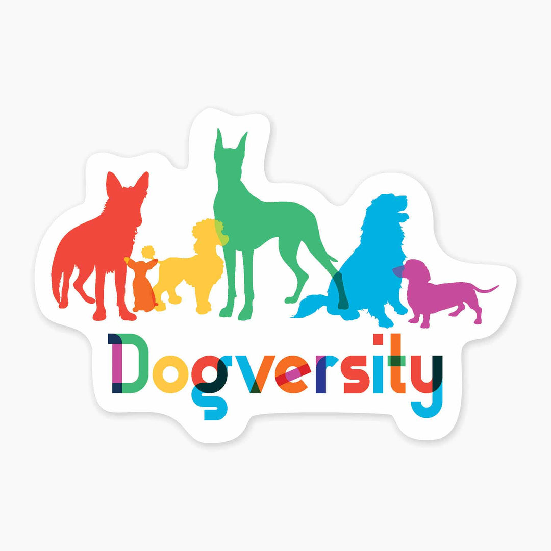 Dogversity - 3" Art Sticker