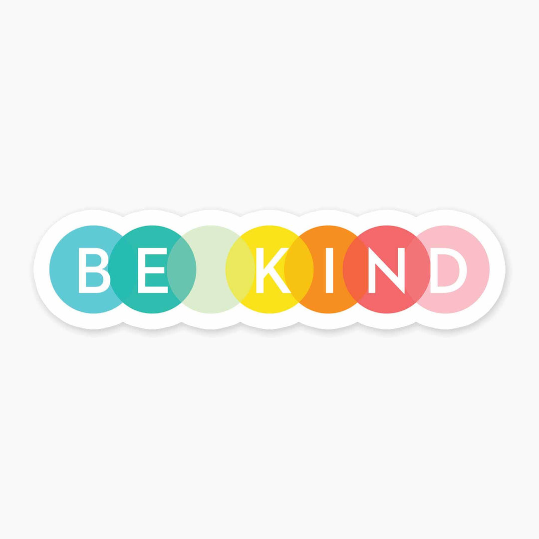 Be Kind - 3" Art Sticker