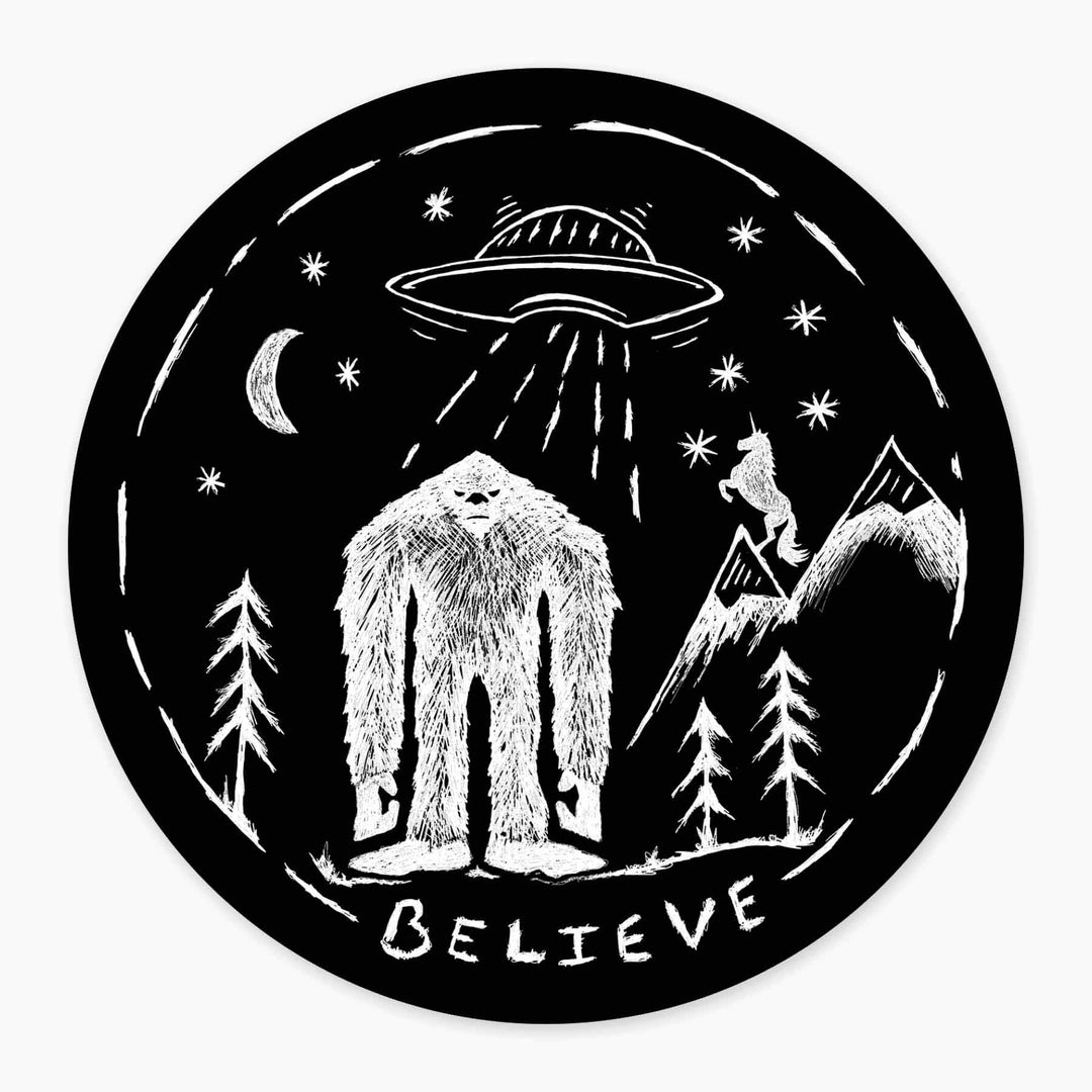 Believe - 3" Art Sticker