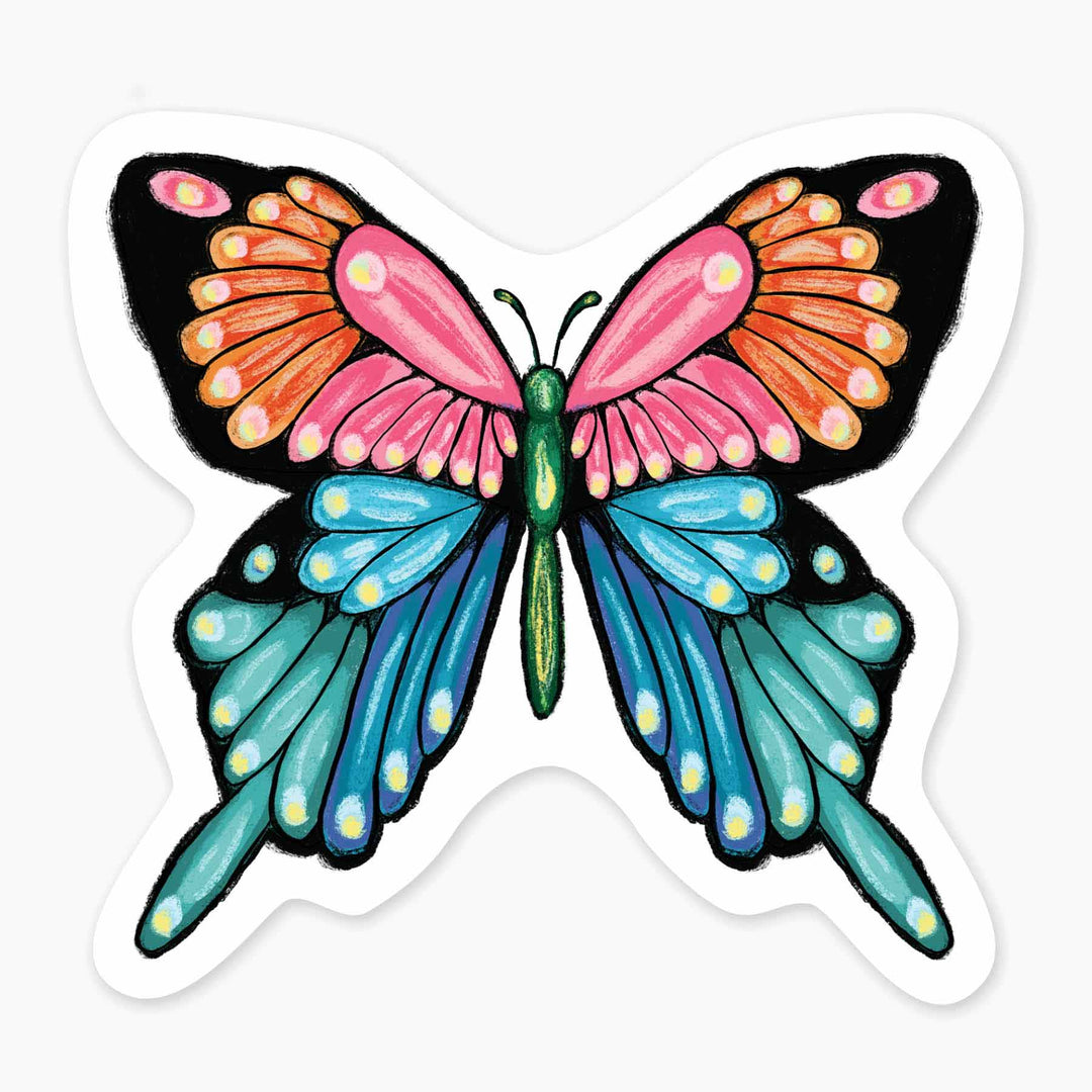 Butterfly - 3" Art Sticker