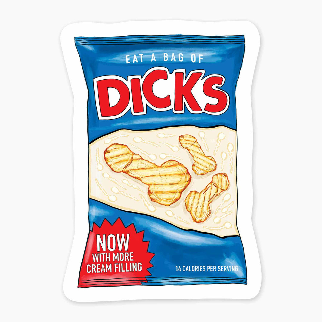 Dicks - 3" Art Sticker