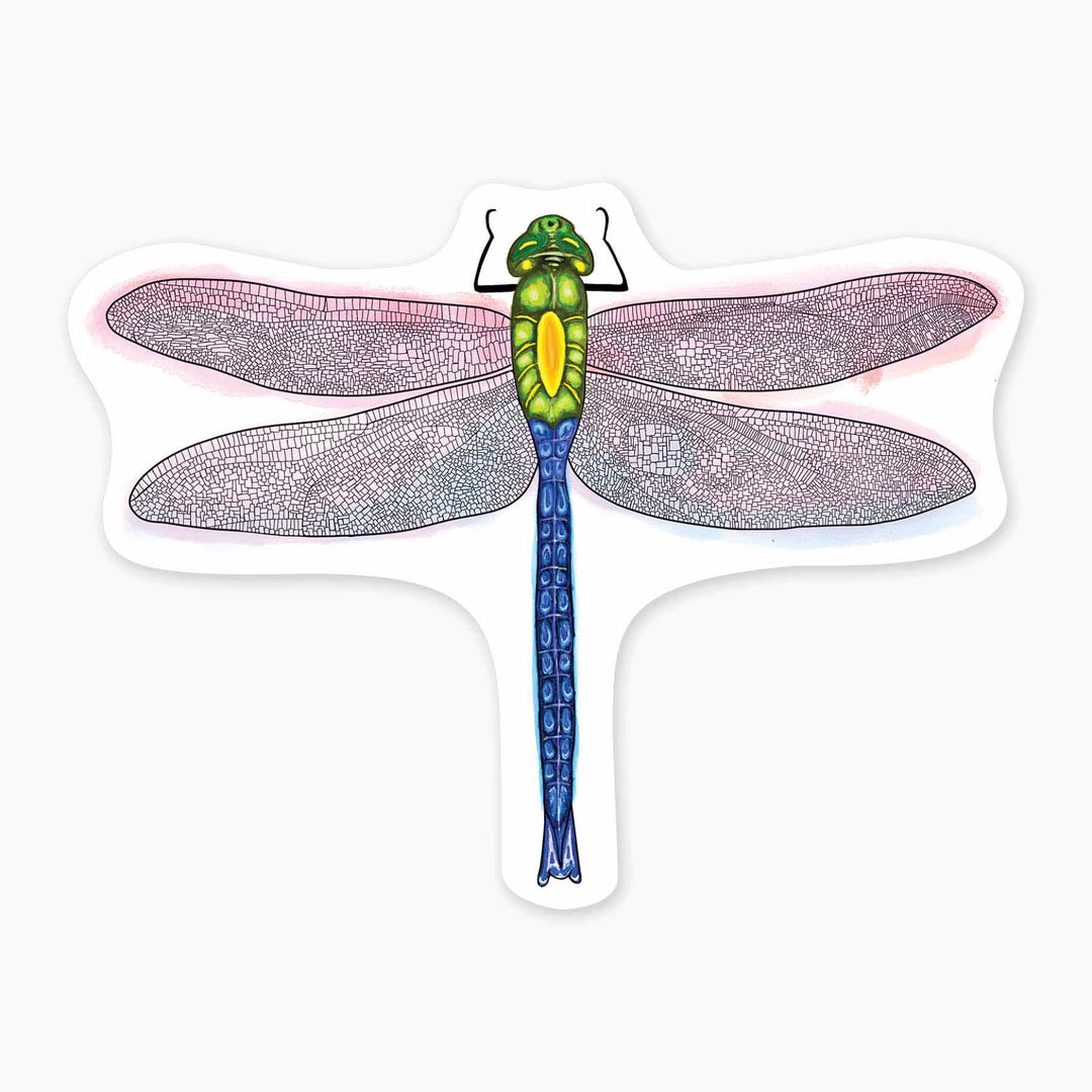 Dragonfly - 3" Art Sticker