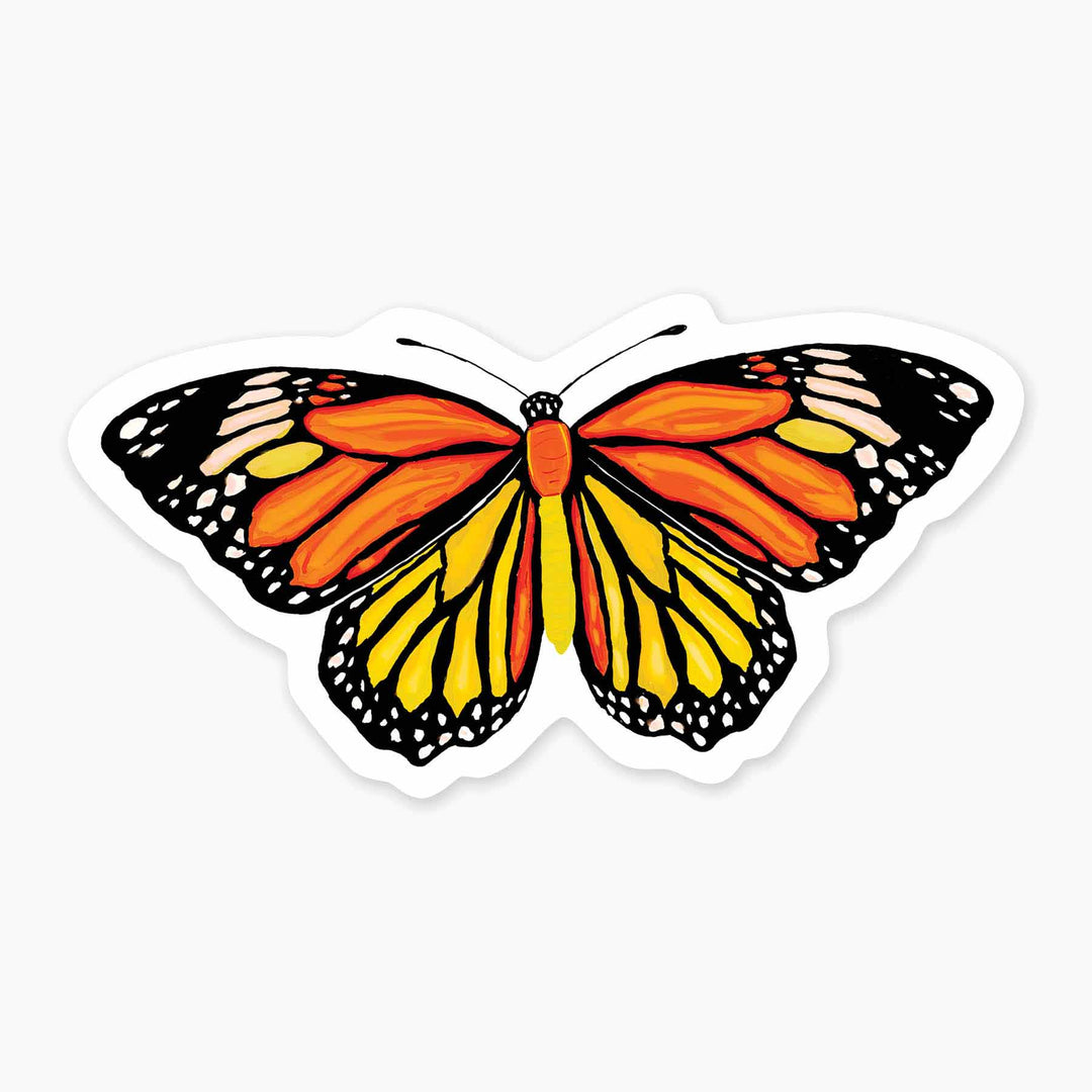 Monarch - 3" Art Sticker