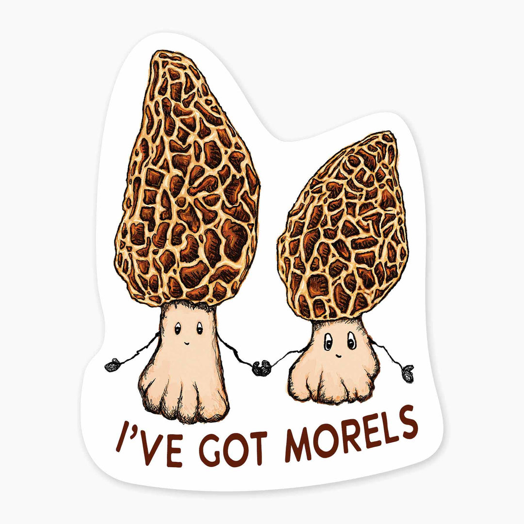 Morels - 3" Art Sticker