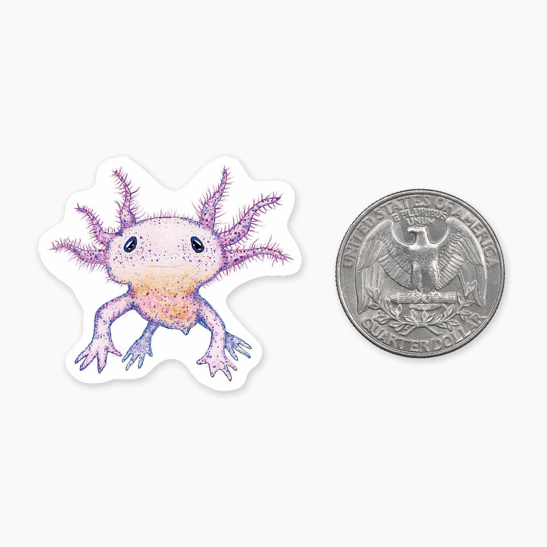 Axolotl - Mini Sticker
