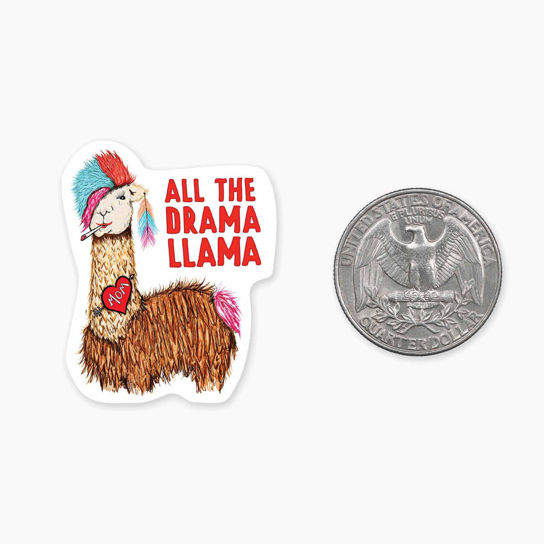 Drama Llama - Mini Sticker