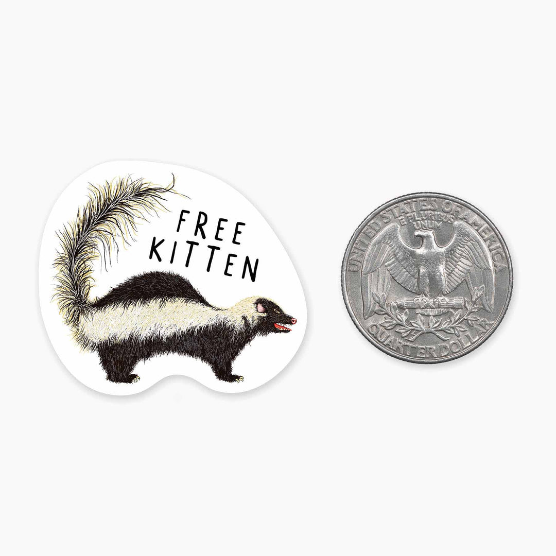 Free Kitten - Mini Sticker