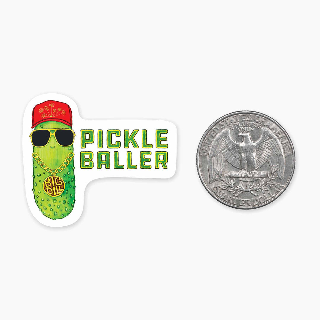 Pickle Baller - Mini Sticker