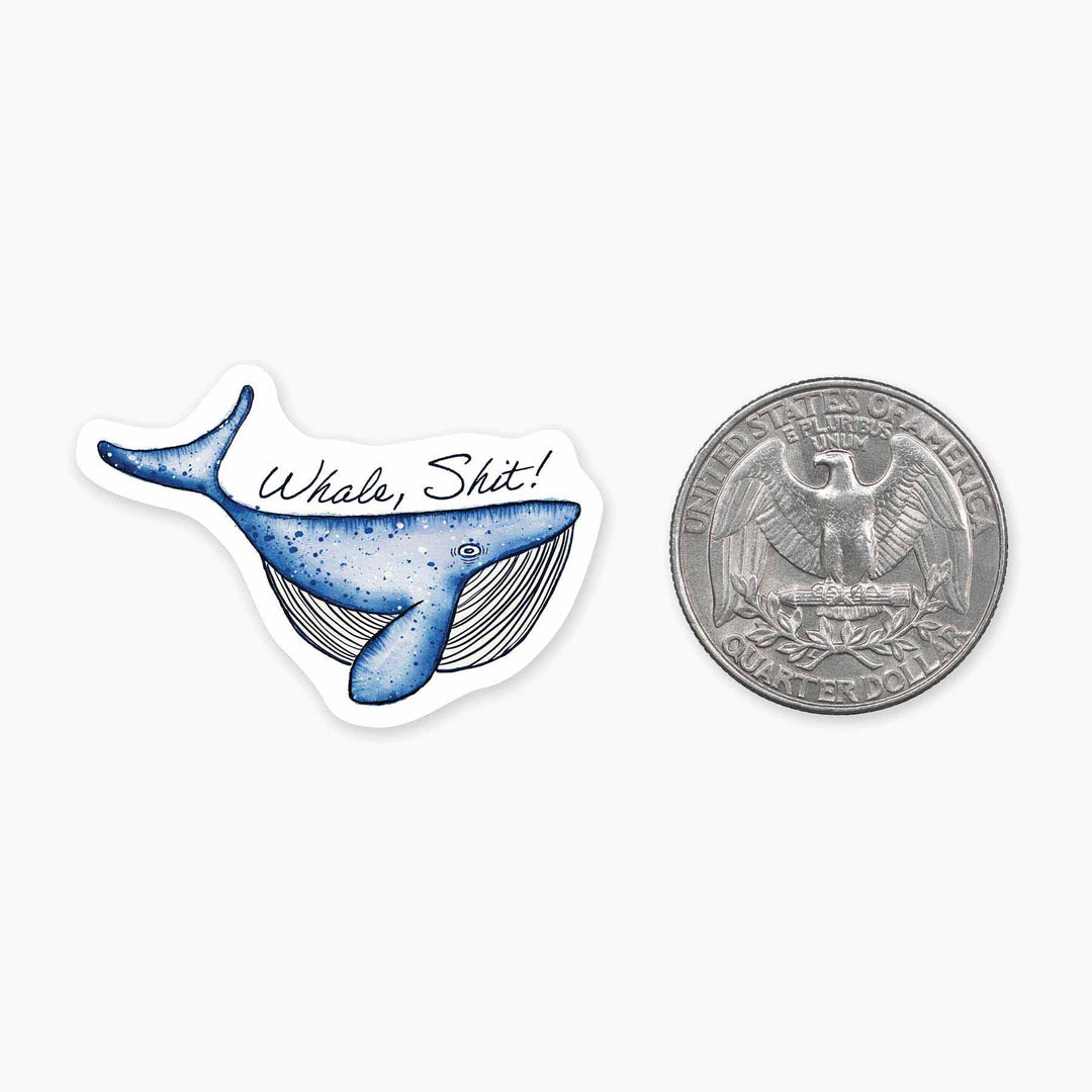 Whale Shit - Mini Sticker